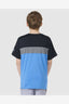 BOYS UNDERTOW SHORT SLEEVE RASH VEST - COBALT BLUE