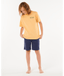 BOYS ERUPTION TEE - MANDARIN ZEST