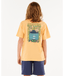 BOYS ERUPTION TEE - MANDARIN ZEST