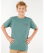 RIP CURL BOYS ERUPTION TEE - BLUESTONE