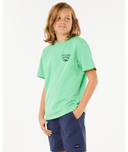 RIP CURL BOYS LIVED THE SEARCH TEE - NEON GREEN
