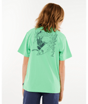 RIP CURL BOYS LIVED THE SEARCH TEE - NEON GREEN