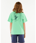 RIP CURL BOYS LIVED THE SEARCH TEE - NEON GREEN