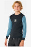 RIP CURL BOYS TUBE HEADS LS RASH VEST - BLACK