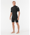 RIP CURL DAWN PATROL CHEST ZIP SPRING 2MM - BLACK