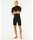 RIP CURL DAWN PATROL CHEST ZIP SPRING 2MM - BLACK