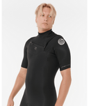 RIP CURL DAWN PATROL CHEST ZIP SPRING 2MM - BLACK