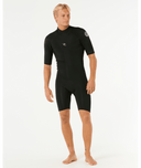 RIP CURL DAWN PATROL BACK ZIP SPRING 2MM - BLACK