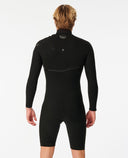 RIP CURL E BOMB ZIP FREE 22GB LONG SLEEVE SPRING - BLACK