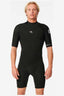 RIP CURL DAWN PATROL 2MM BACK ZIP SPRING SUIT - BLACK