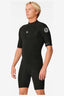 RIP CURL DAWN PATROL 2MM BACK ZIP SPRING SUIT - BLACK