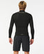 RIP CURL DAWN PATROL 1.5 LONG SLEEVE JACKET - BLACK