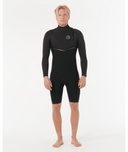 RIP CURL E-BOMB ZIP FREE LONG SLEEVE SPRING 2MM - BLACK