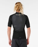 RIP CURL OMEGA SHORT SLEEVE JACKET - BLACK