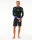 RIP CURL DAWN PATROL 1.5MM LONG SLEEVE JACKET - BLACK/PURPLE