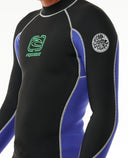 RIP CURL DAWN PATROL 1.5MM LONG SLEEVE JACKET - BLACK/PURPLE