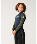 RIP CURL BOYS SHOCK UPF L/S - DARK OLIVE