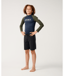 RIP CURL BOYS SHOCK UPF L/S - DARK OLIVE