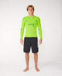 RIP CURL ELASTO LONG SLEEVE JACKET 1.5MM - CHARCOAL LIME