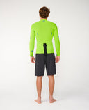 RIP CURL ELASTO LONG SLEEVE JACKET 1.5MM - CHARCOAL LIME