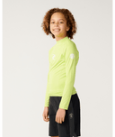 RIP CURL BOYS WAVES UPF L/S - LIME