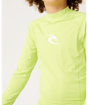 RIP CURL BOYS WAVES UPF L/S - LIME