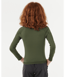 RIP CURL BOYS WAVES UPF L/S - DARK OLIVE