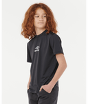 RIP CURL BOYS TROPIC DAZE UPF S/S - BLACK