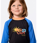 BOY WAVE DAYZ UPF L/S - BLACK