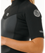RIP CURL WOMENS OMEGA SHORT SLEEVE SPRING - BLACK
