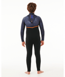 RIP CURL KIDS FLASHBOMB 3/2MM CHEST ZIP - PURPLE NIGHT