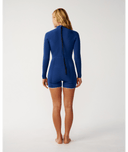 RIP CURL G-BOMB 2MM LON SLEEVE BACK ZIP GB SPRING - DARK BLUE