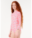 RIP CURL GIRLS NEON ISLES LS SURFSUIT - AQUA