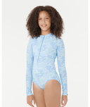 RIP CURL GIRLS AOTS OCEANIC RIB SURFSUIT- TEAL