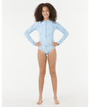 RIP CURL GIRLS AOTS OCEANIC RIB SURFSUIT- TEAL