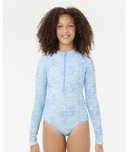 RIP CURL GIRLS AOTS OCEANIC RIB SURFSUIT- TEAL