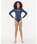 RIP CURL GIRLS SURF PUFF SURFSUIT - NAVY