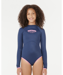 RIP CURL GIRLS SURF PUFF SURFSUIT - NAVY