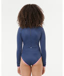 RIP CURL GIRLS SURF PUFF SURFSUIT - NAVY