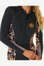 RIP CURL G BOMB LONG SLEEVE SPRING HI CUT SPRING SUIT - CHARCOAL
