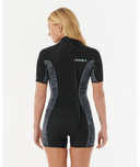 RIP CURL WOMENS DAWN PATROL 22 SHORT SLEEVE SPRING - MINT