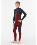 KIDS DAWN PATROL CHEST ZIP 3/2MM - LIGHT NAVY