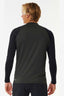 RIP CURL SHOCK UPF L/S UV TOP - BLACK MARLE
