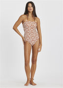 SUN & SOL STRAPLESS ONE PIECE - HENNA