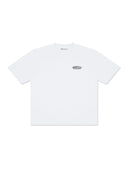 BARNEY COOLS RADIO CROP TEE - WHITE