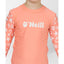 O'NEILL GIRLS TODDLER SPF LS RASH TEE - SEASHELLS