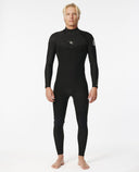 RIP CURL DAWN PATROL 43GB BACKZIP STEAMER - BLACK