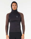 RIP CURL SEARCH UPF PERF L/S HOOD - ROCK