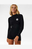 RIP CURL PREMIUM SURF BOYLEG UV SUIT - BLACK