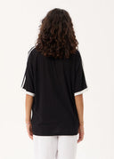 AFENDS SMOKESHOW - OVERSIZED RAGLAN TEE - BLACK